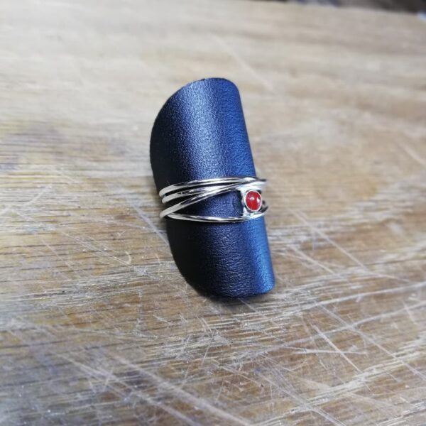 Draadring met Carneool - Afbeelding 2