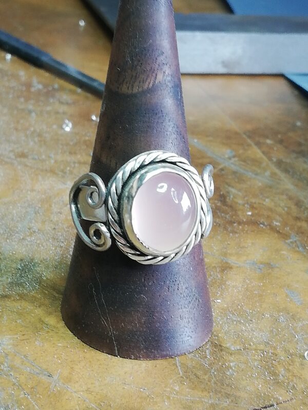 Ring met Rozenkwarts - Afbeelding 3