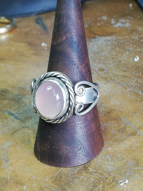 Ring met Rozenkwarts - Afbeelding 4