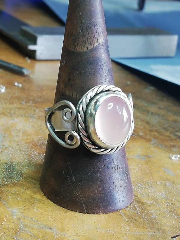 Ring met Rozenkwarts